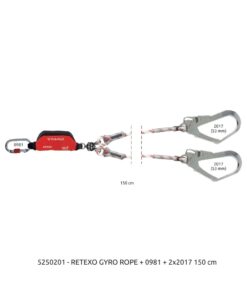 Camp Rope Lanyard, CAMP’in yenilikçi döner sistemiyle yüksekte çalışan profesyonellere maksimum güvenlik ve konfor sunar.