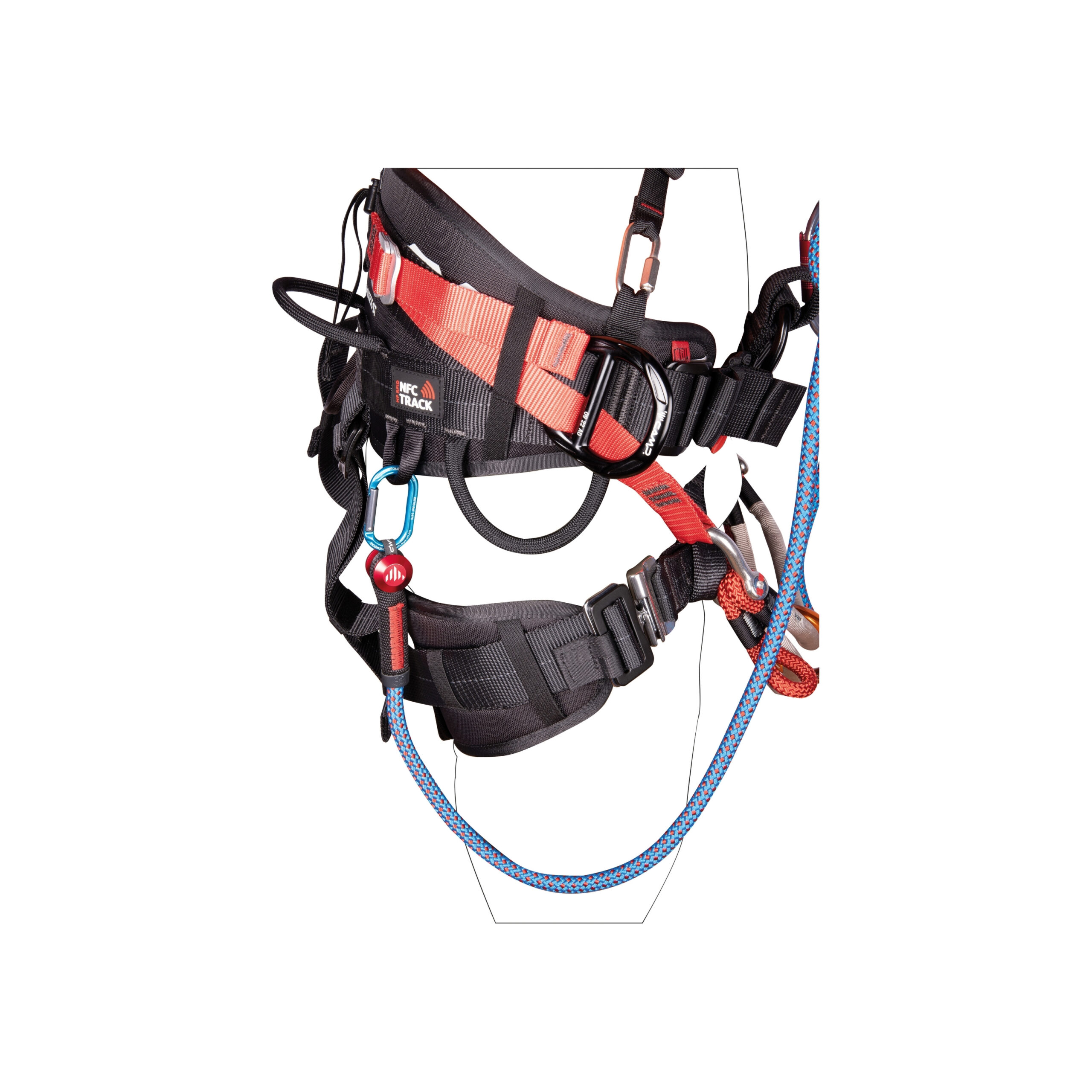 CAMP gyro lanyard single ağaç bakım lanyardı fırdöndü arborist 11 mm ip