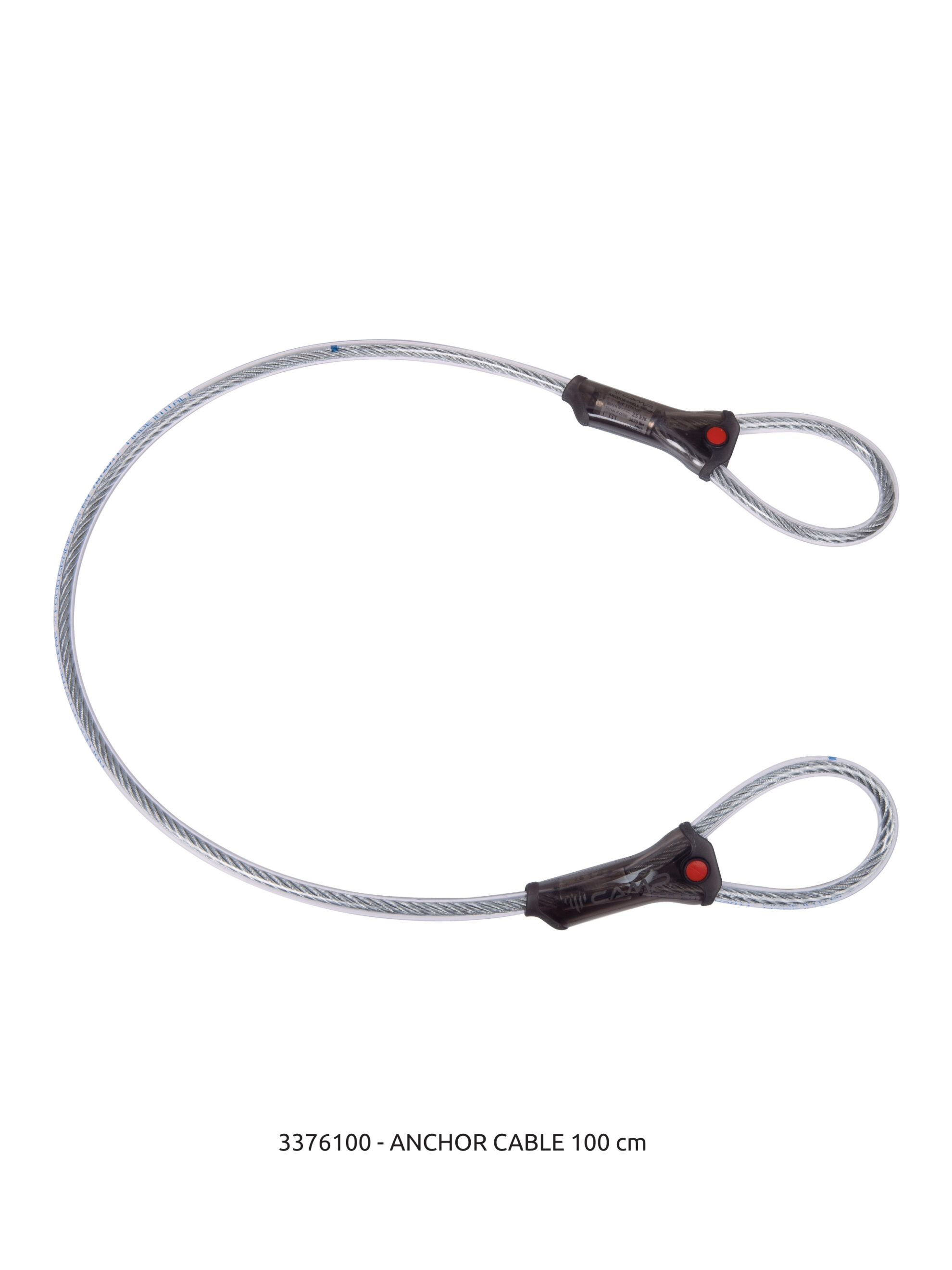 CAMP ÇELİK ANKRAJ SAPANI , CAMP Anchor Cable Çelik Ankraj Sapanı - 6mm Galvanizli Tel, Plastik Koruma Tüpü ve Geniş İlmekler