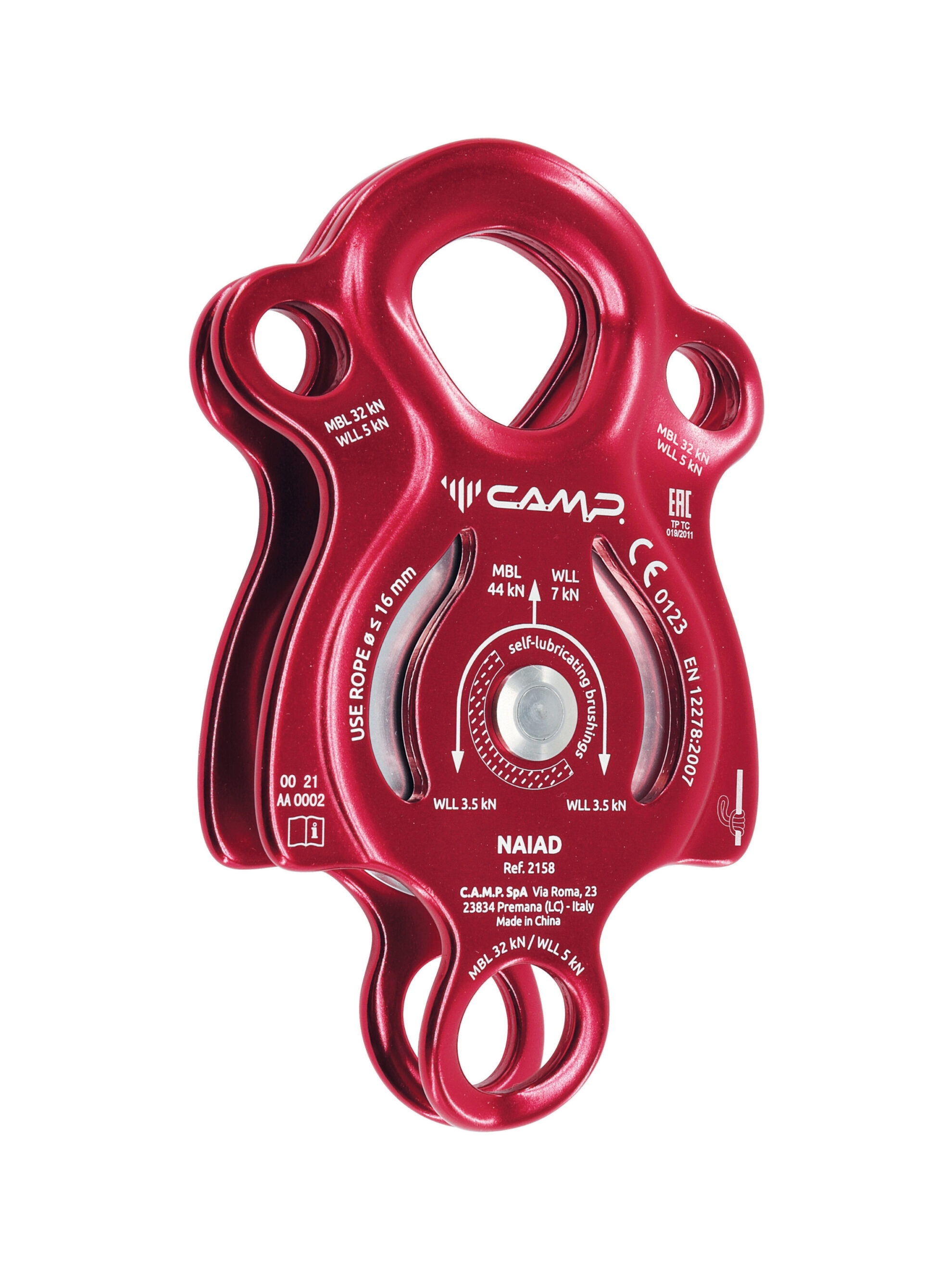 CAMP Naiad çok fonksiyonlu yüksek mukavemetli makara