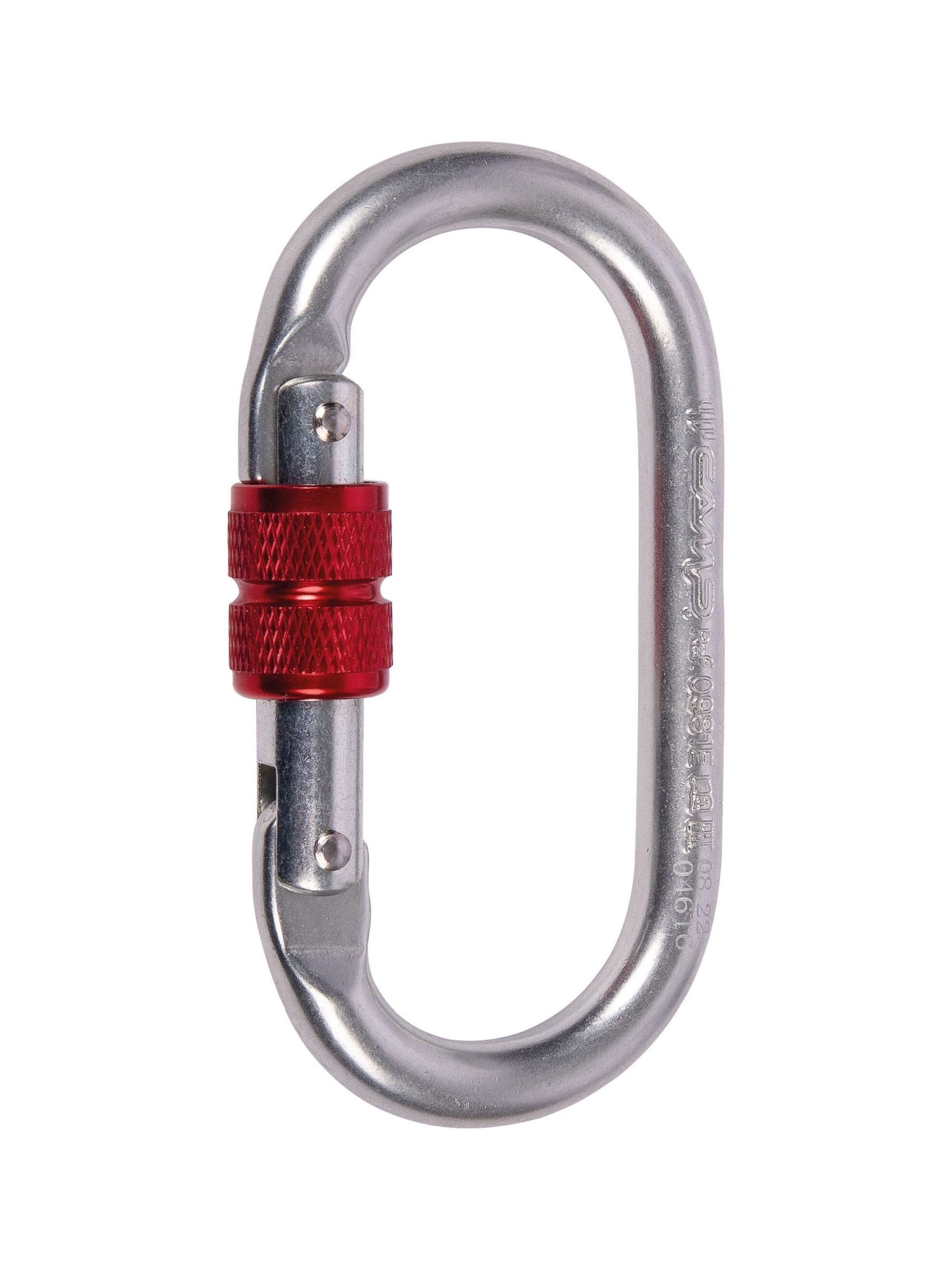CAMP Oval Standard Lock vidalı çelik oval karabina 5li set