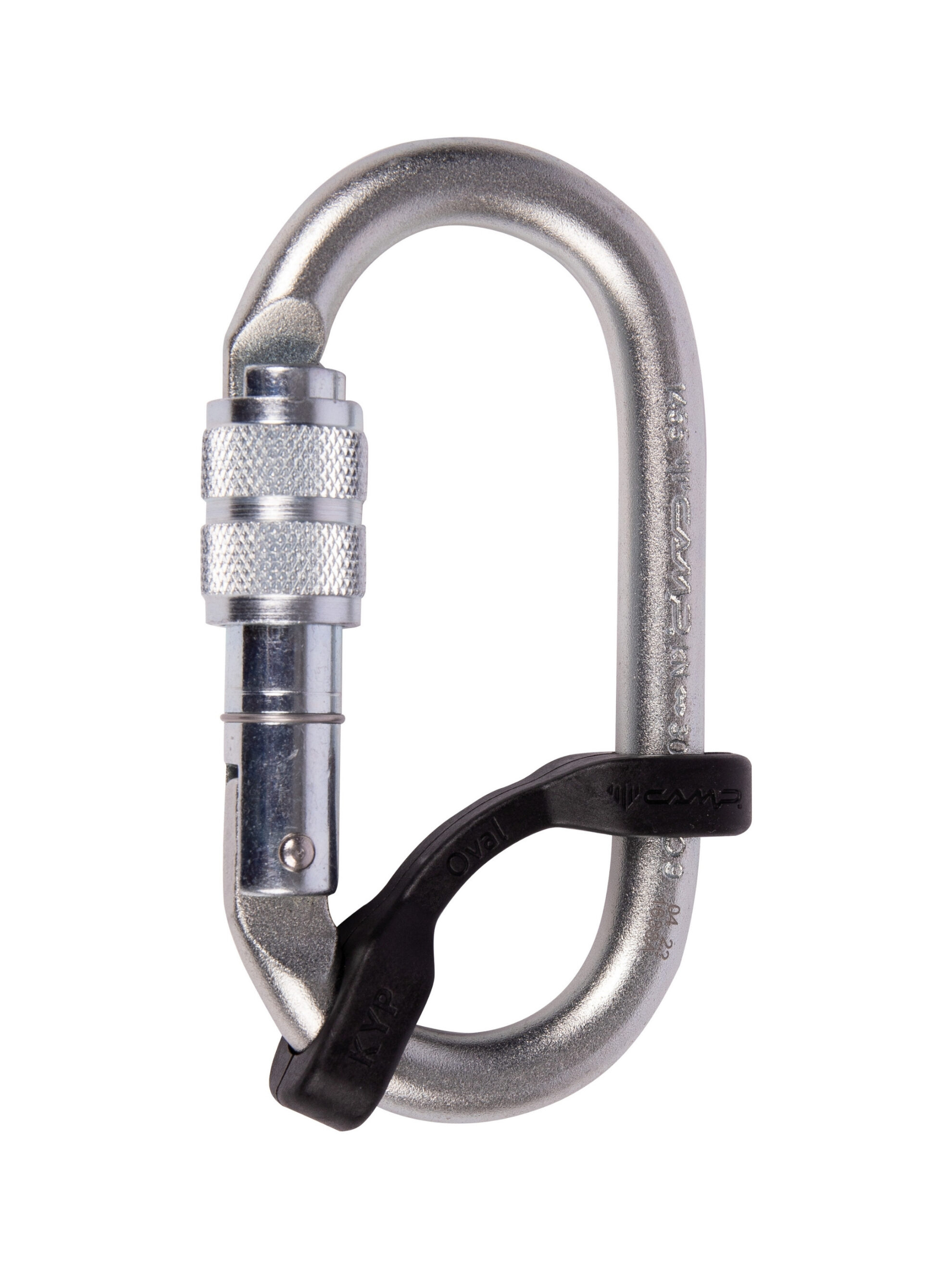 Oval karabinaların yan dönmesini engelleyen 10'lu poliamid sabitleme seti.