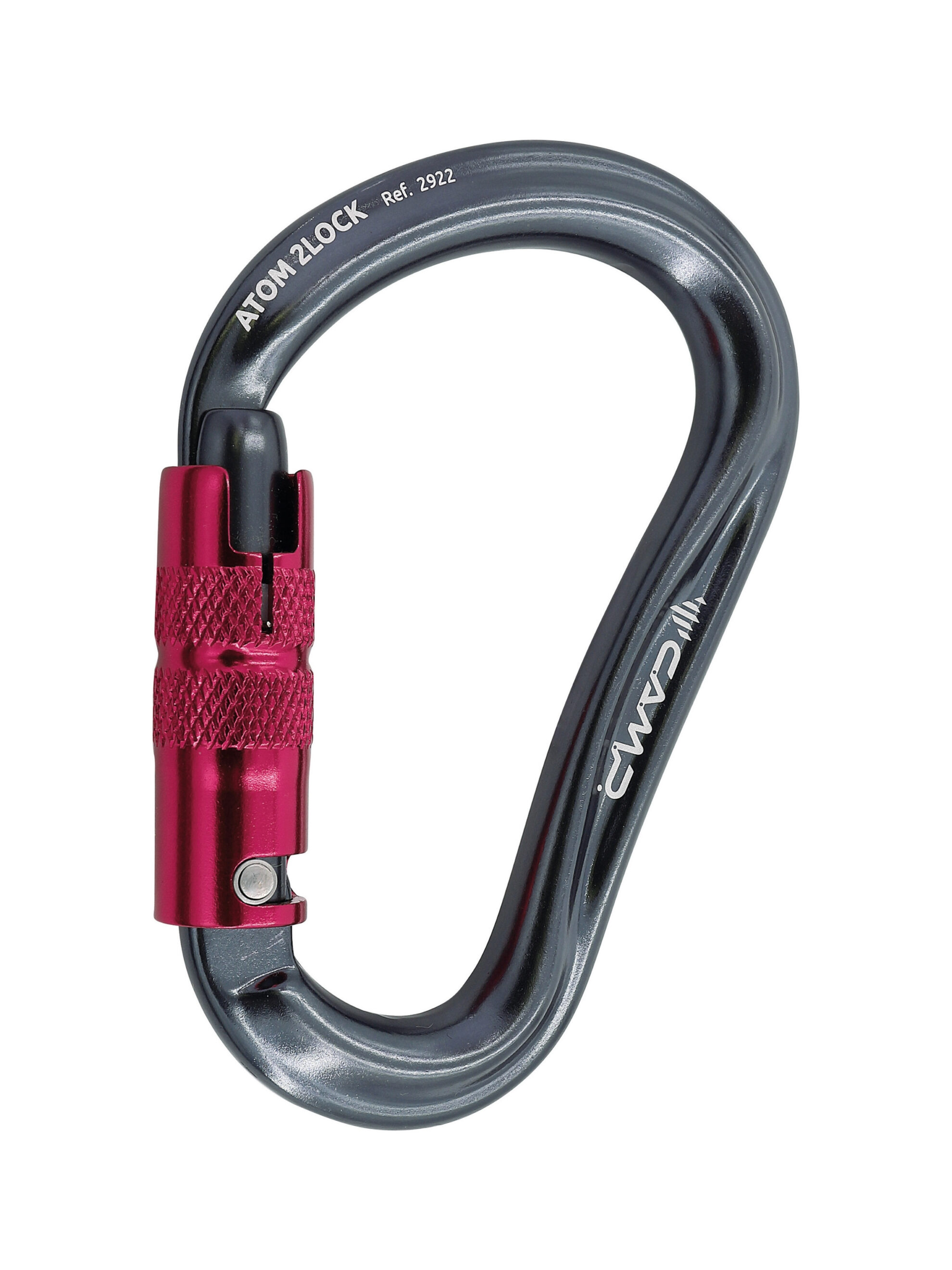 CAMP Atom 2lock 3lock otomatik kilitli alüminyum karabina füme