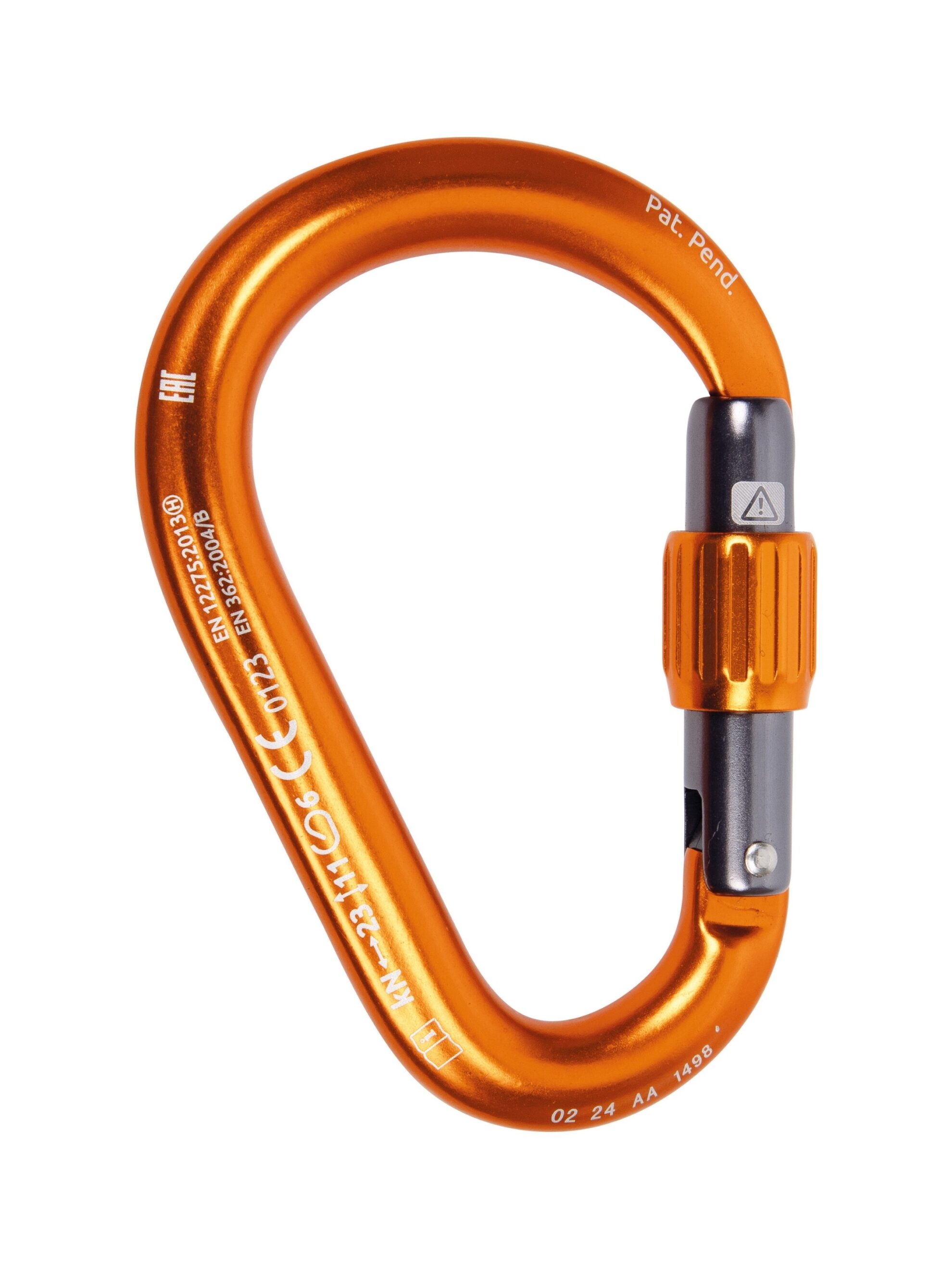 CAMP Core Lock simetrik alüminyum karabina turuncu vidalı kilit