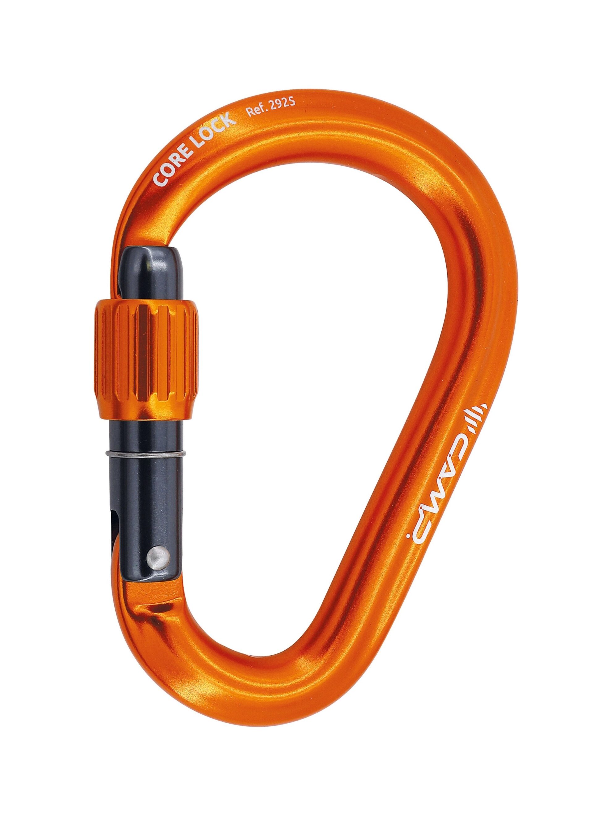 CAMP Core Lock simetrik alüminyum karabina turuncu vidalı kilit