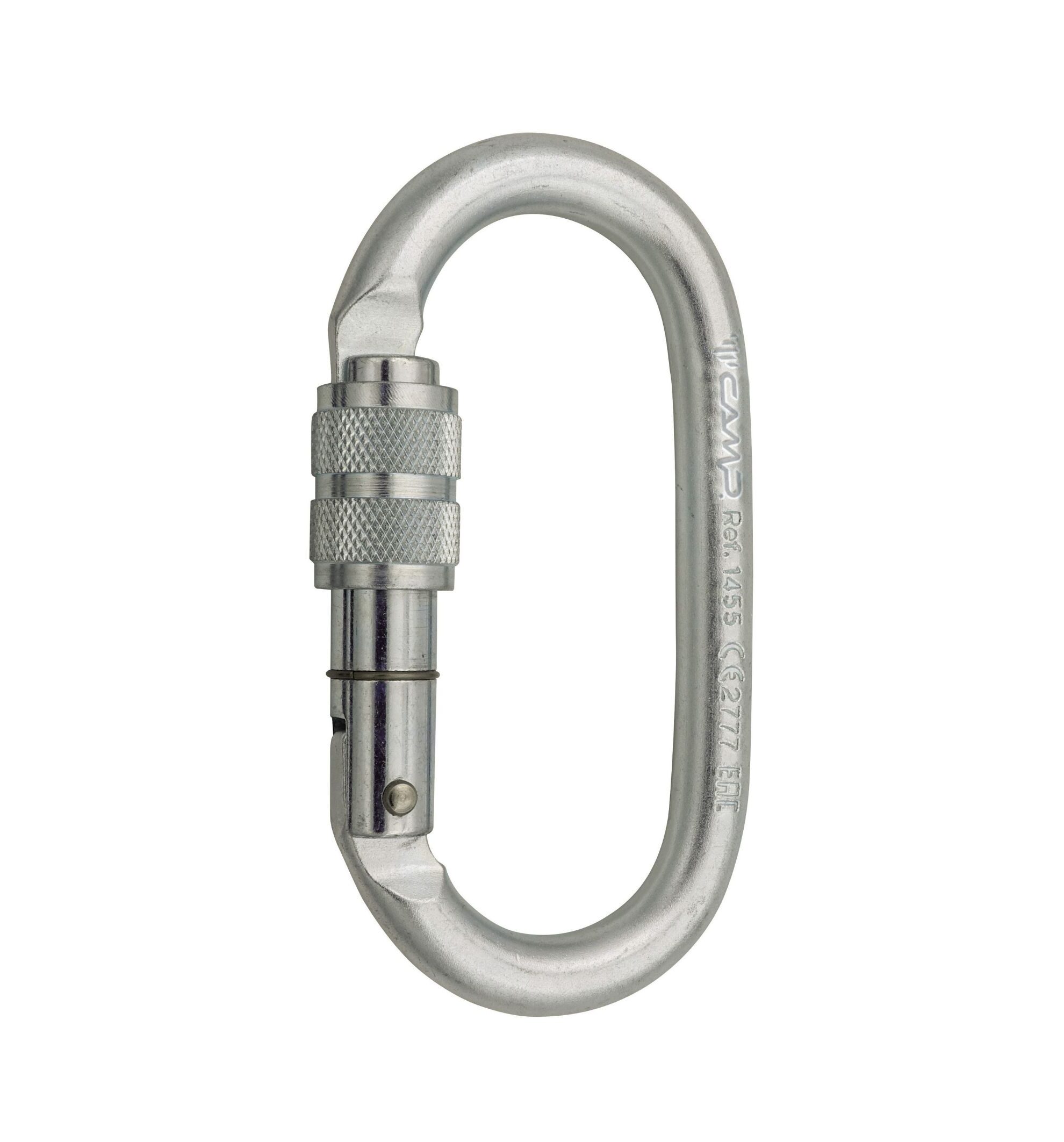 CAMP Oval Pro Lock vidalı çelik oval karabina makara için