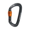 CAMP Orbit Lock kompakt ve hafif alüminyum karabina turuncu füme vidalı kilitli