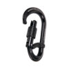 CAMP HMS Belay Lock iç mandallı alüminyum emniyet karabinası siyah vidalı