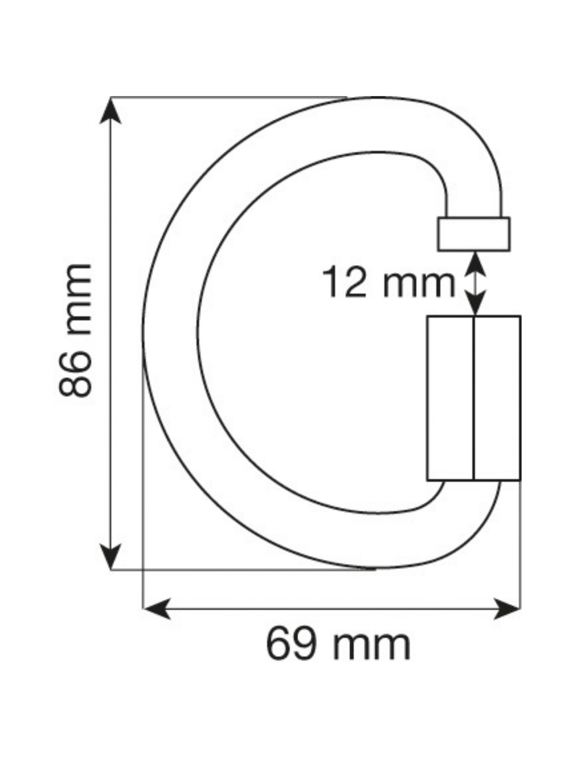 CAMP D quick link steel çelik hızlı bağlantı baklası 10 mm