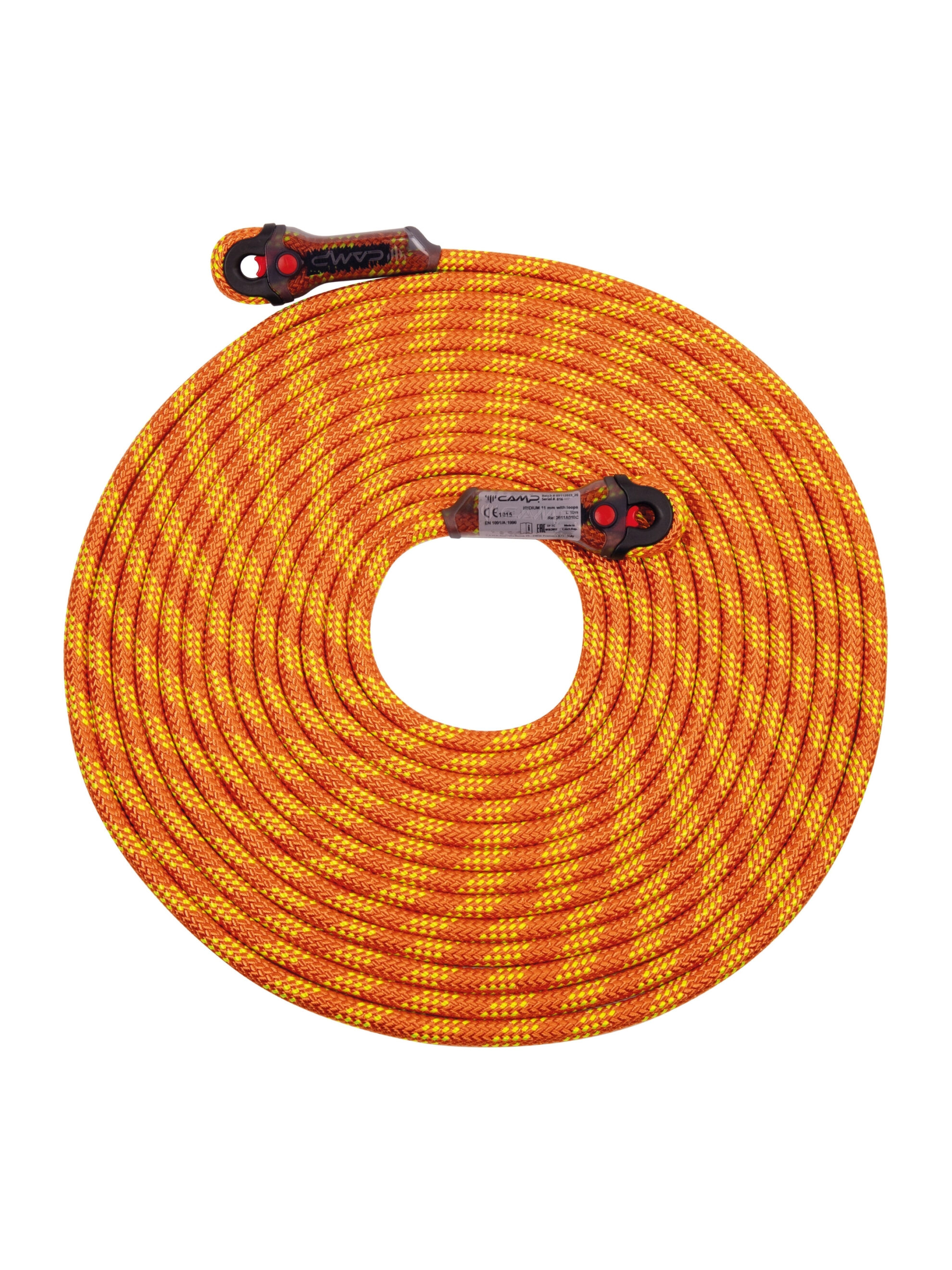 CAMP iridium 11 mm with loops kendinden kasalı yarı statik ip nfc çipli