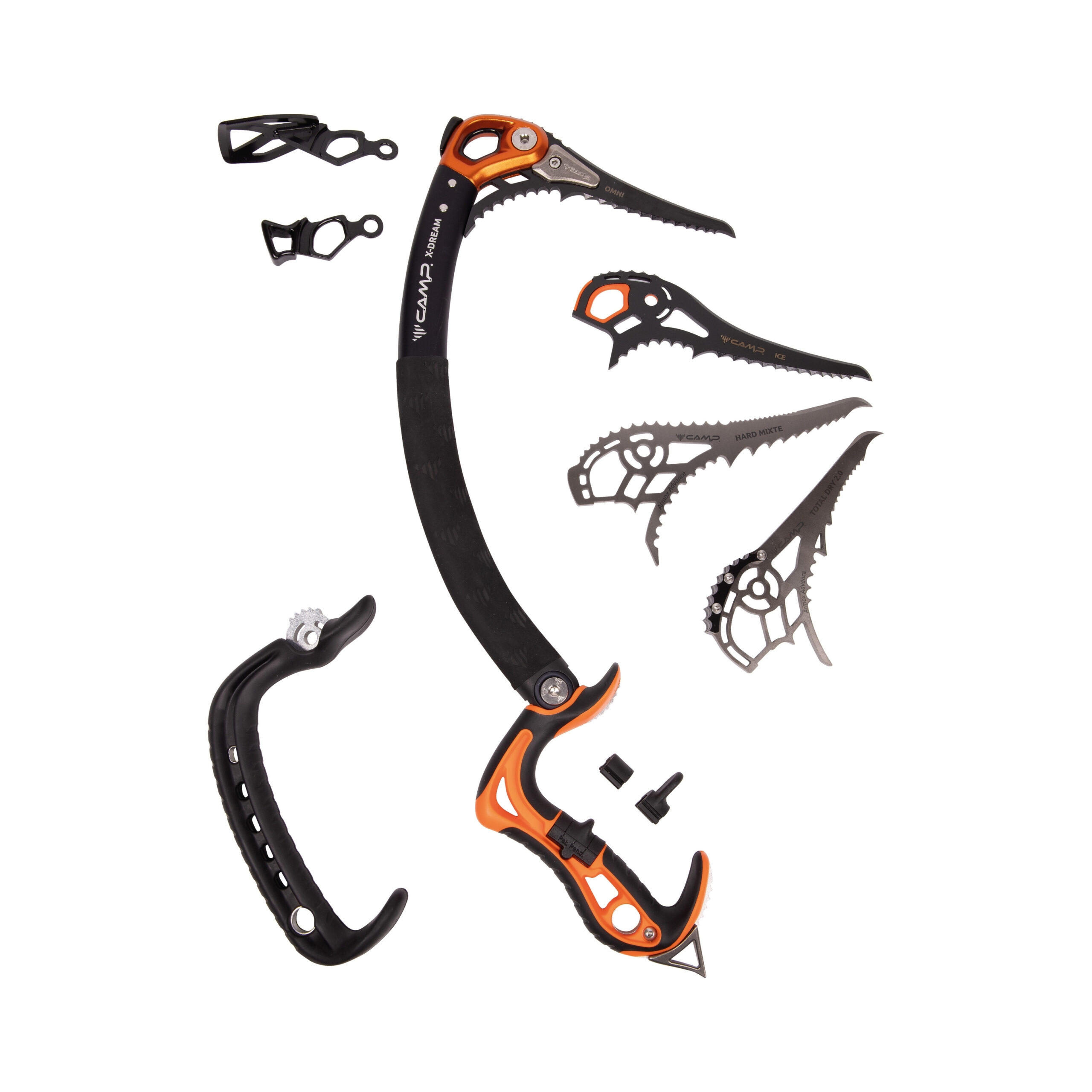 CAMP x-dream modüler teknik buz kazması dry tooling alüminyum gövde kauçuk tutamak