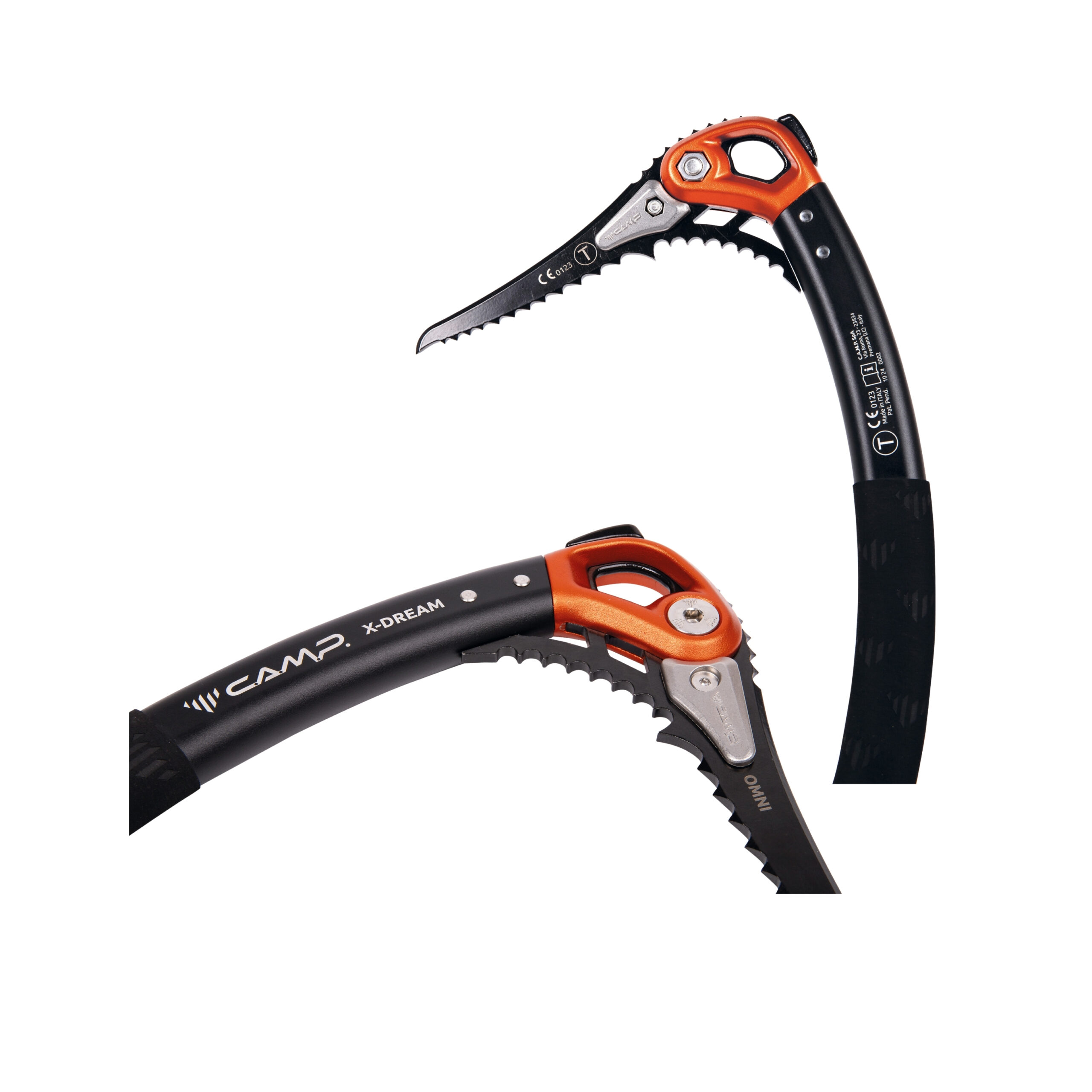CAMP x-dream modüler teknik buz kazması dry tooling alüminyum gövde kauçuk tutamak