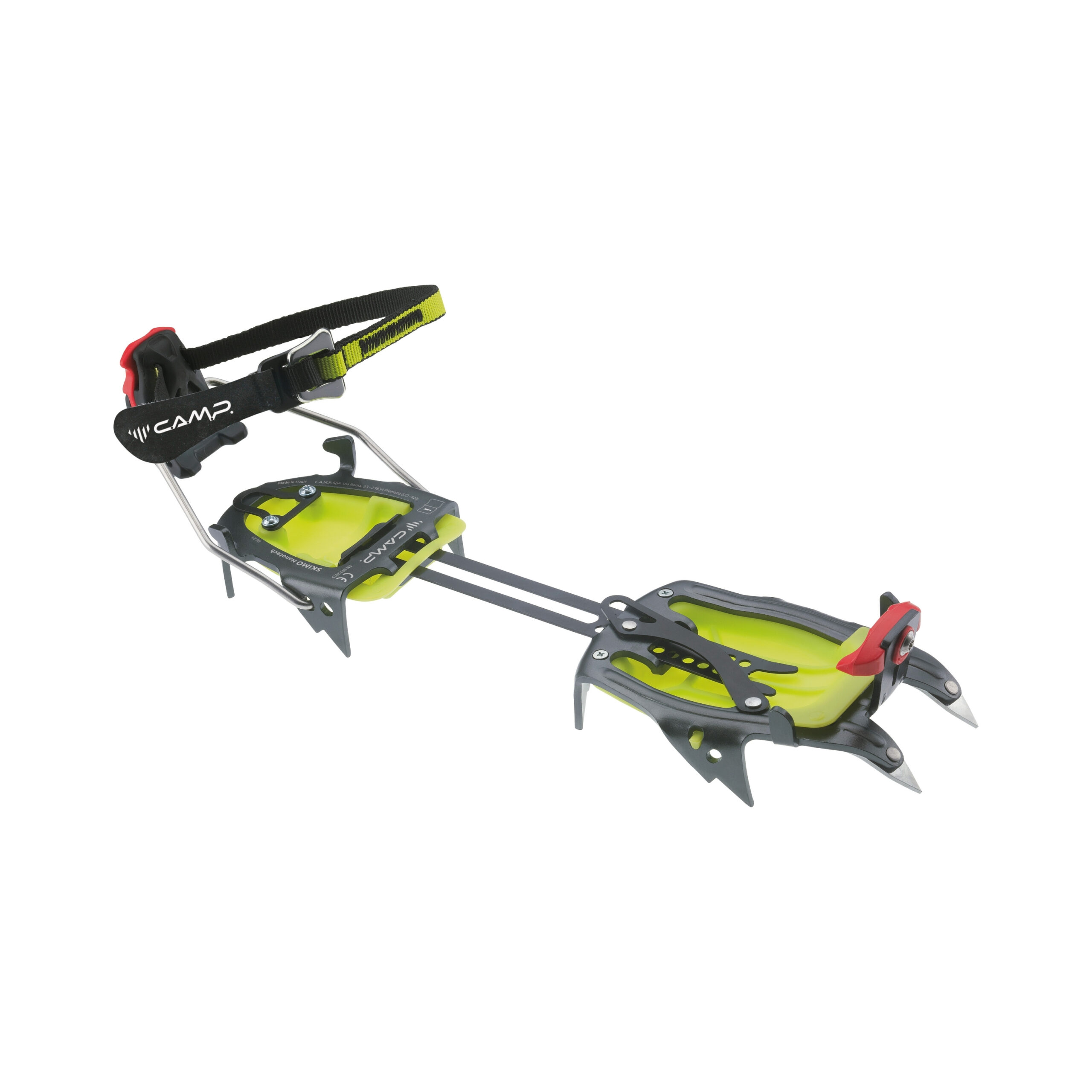 CAMP skimo nanotech ultra hafif dağ kayağı kramponu nanoflex çelik uç 7075 alüminyum t-stop burun sistemi aletsiz ayar