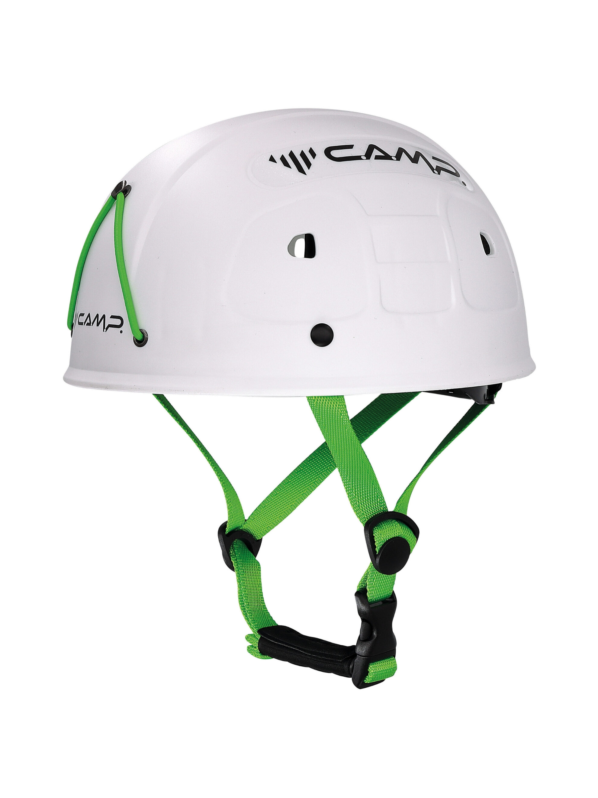 CAMP Rockstar kask, turuncu renkli, yan havalandırma delikli tırmanış kaskı