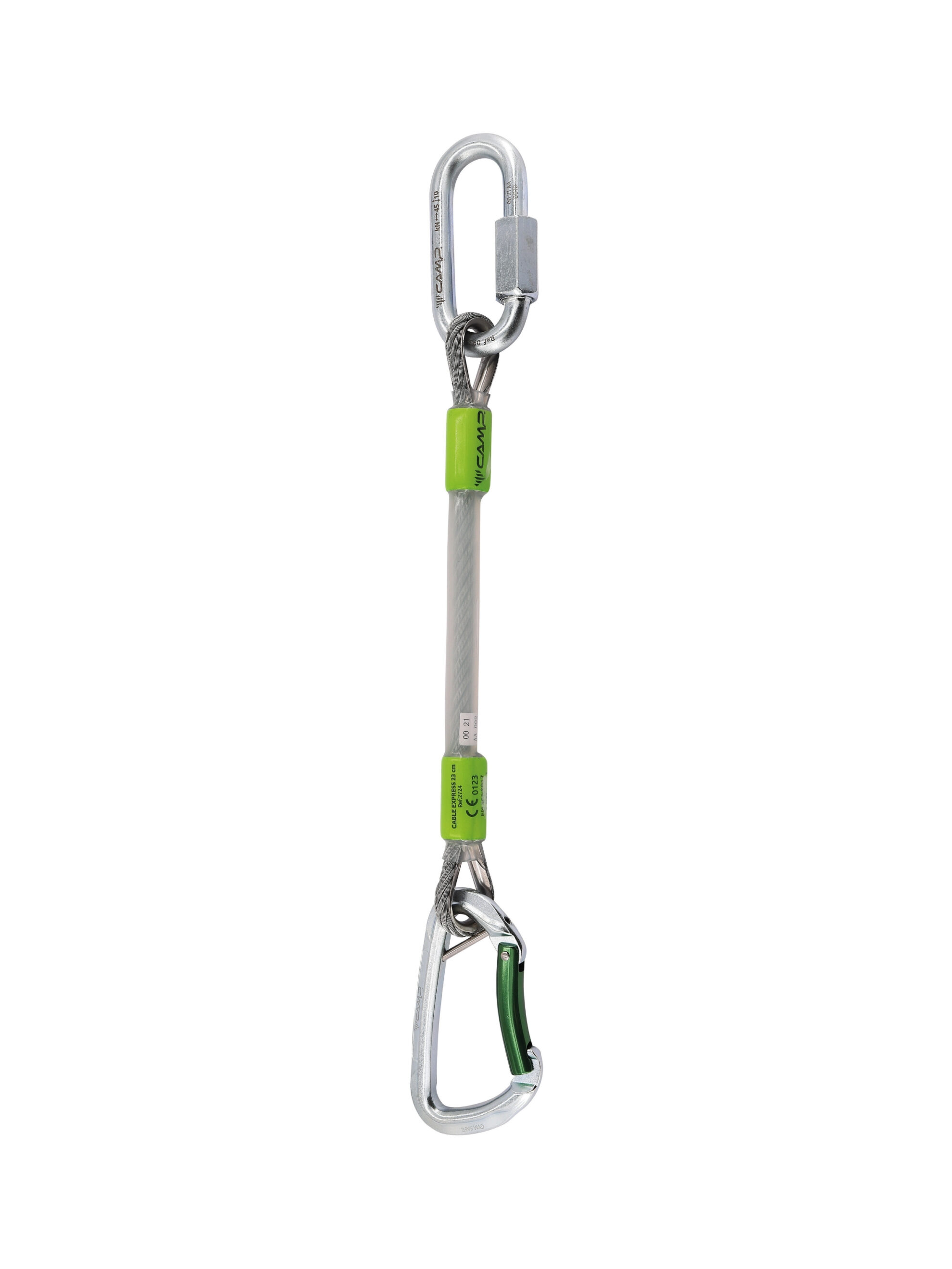 CAMP gym safe cable express çelik salon tırmanış seti maillon gym safe karabina şeffaf kılıf