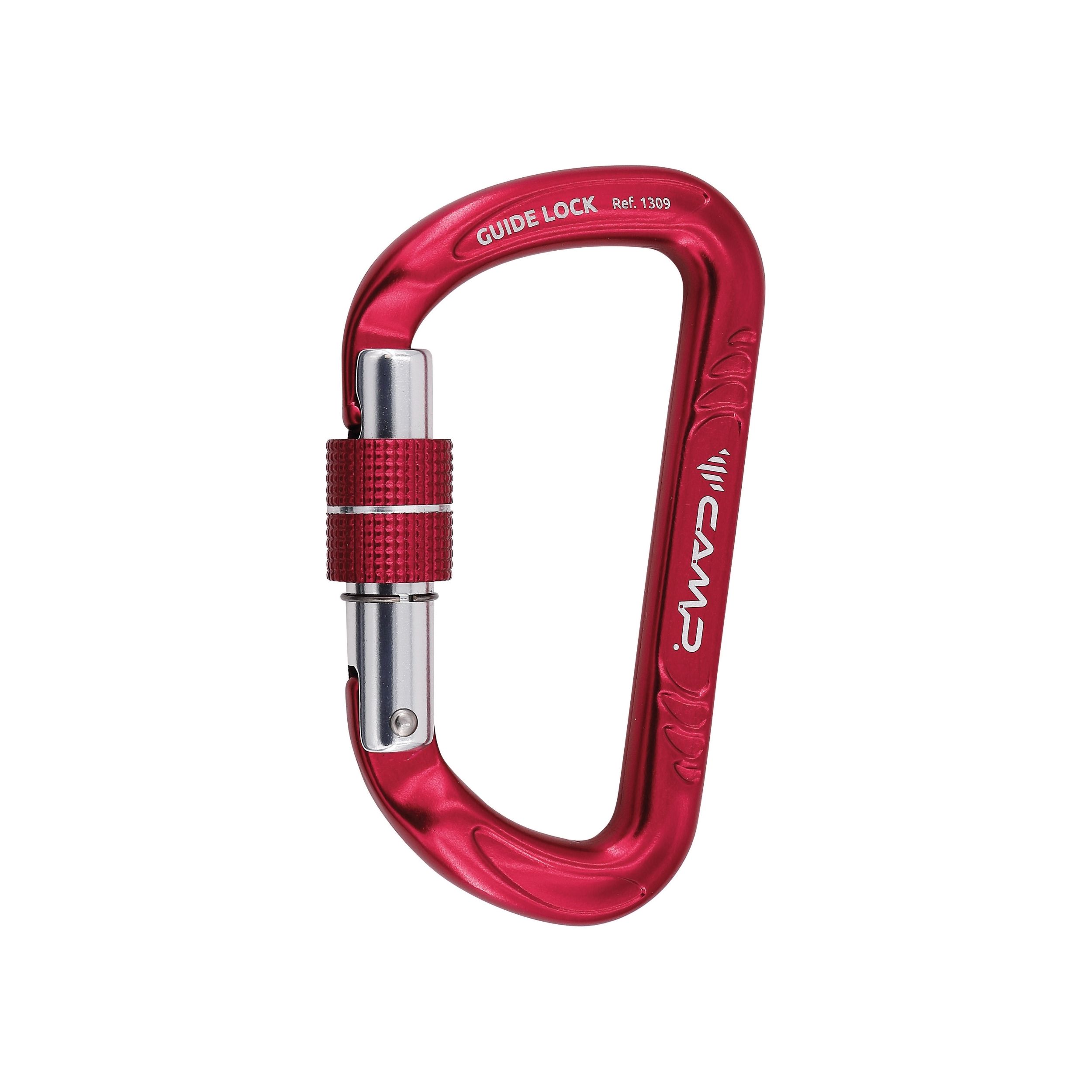 CAMP guide lock d tipi vidalı karabina dayanıklı alüminyum tırmanış emniyet donanımı