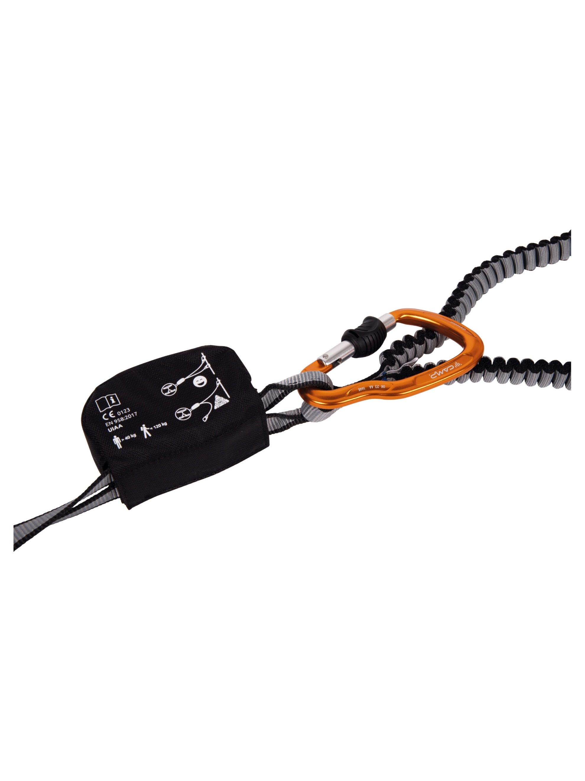 CAMP 3356 kinetic rewind pro via ferrata lanyard karabina şok emici