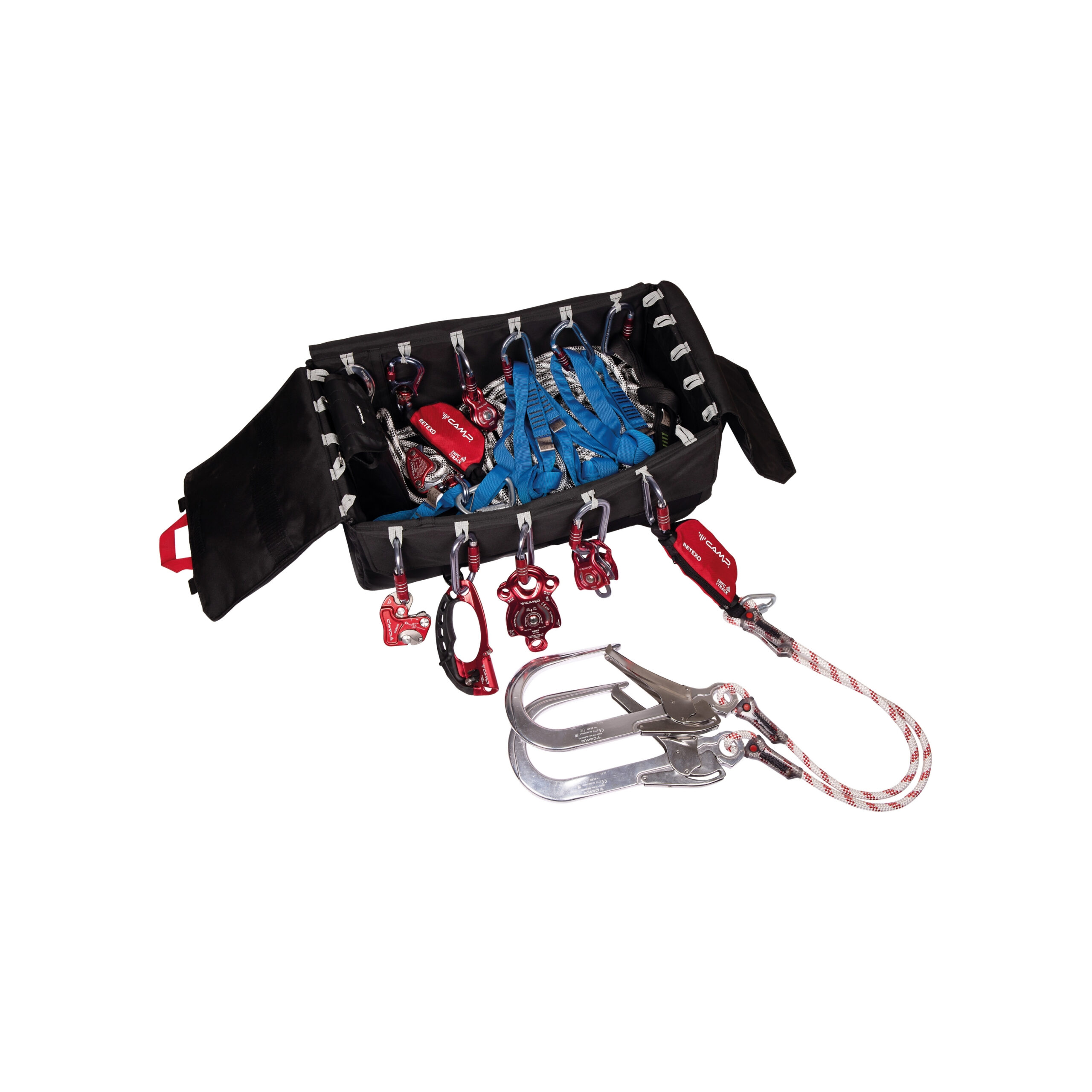 CAMP C.R.S. Kurtarma Kiti CAMP c.r.s. evo set 60 m profesyonel kurtarma ve düşüş durdurma kiti spacecraft